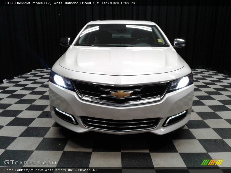 White Diamond Tricoat / Jet Black/Dark Titanium 2014 Chevrolet Impala LTZ