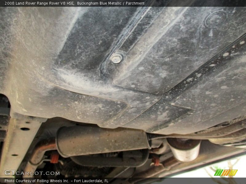 Buckingham Blue Metallic / Parchment 2008 Land Rover Range Rover V8 HSE
