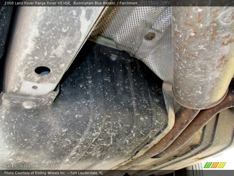 Buckingham Blue Metallic / Parchment 2008 Land Rover Range Rover V8 HSE