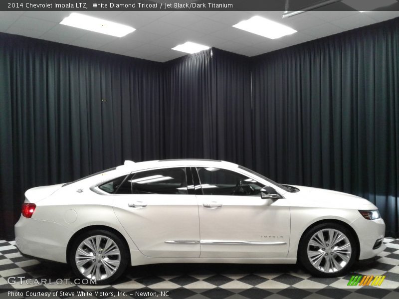 White Diamond Tricoat / Jet Black/Dark Titanium 2014 Chevrolet Impala LTZ