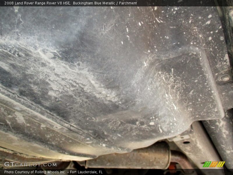 Buckingham Blue Metallic / Parchment 2008 Land Rover Range Rover V8 HSE