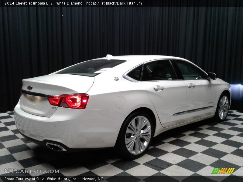 White Diamond Tricoat / Jet Black/Dark Titanium 2014 Chevrolet Impala LTZ