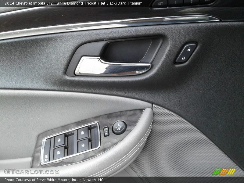 White Diamond Tricoat / Jet Black/Dark Titanium 2014 Chevrolet Impala LTZ