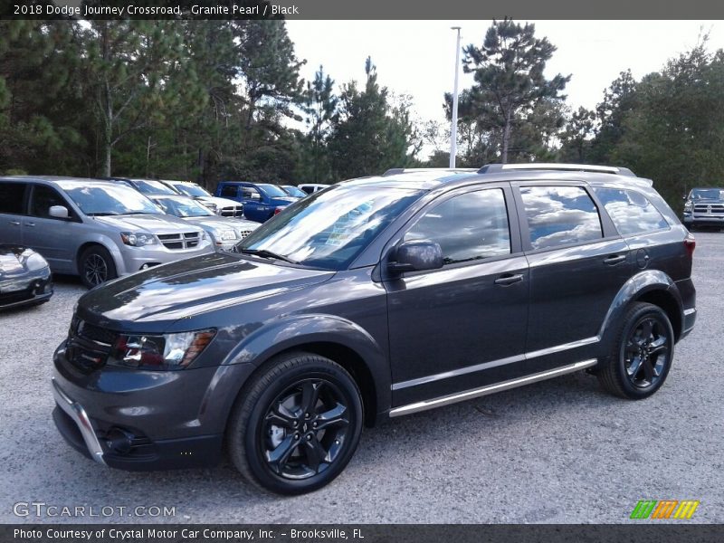 Granite Pearl / Black 2018 Dodge Journey Crossroad