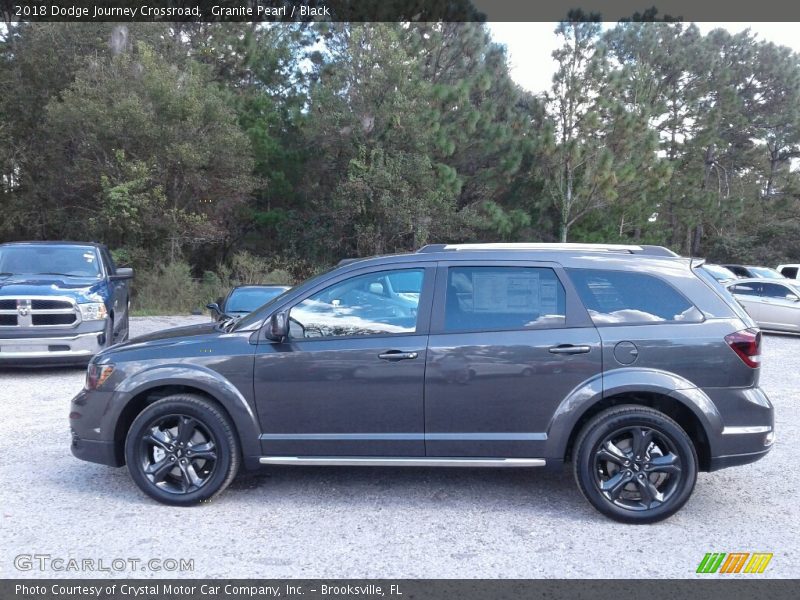 Granite Pearl / Black 2018 Dodge Journey Crossroad