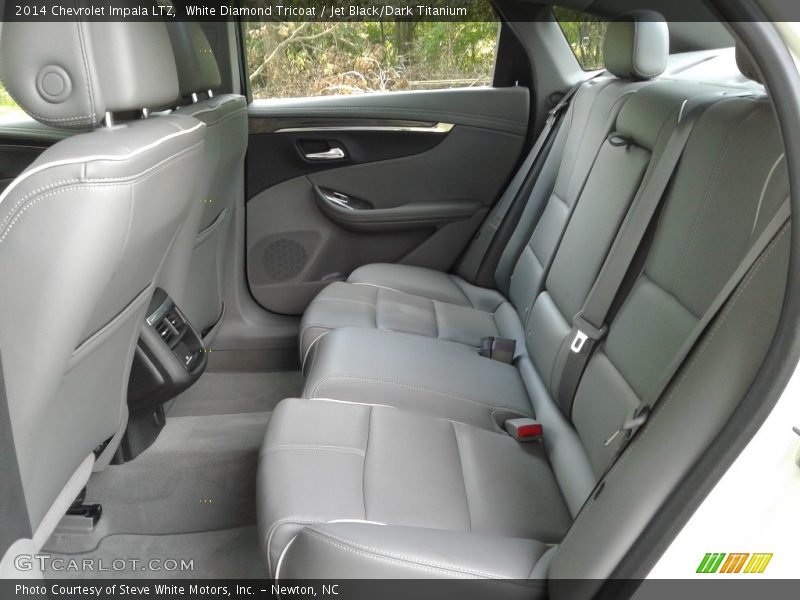 White Diamond Tricoat / Jet Black/Dark Titanium 2014 Chevrolet Impala LTZ