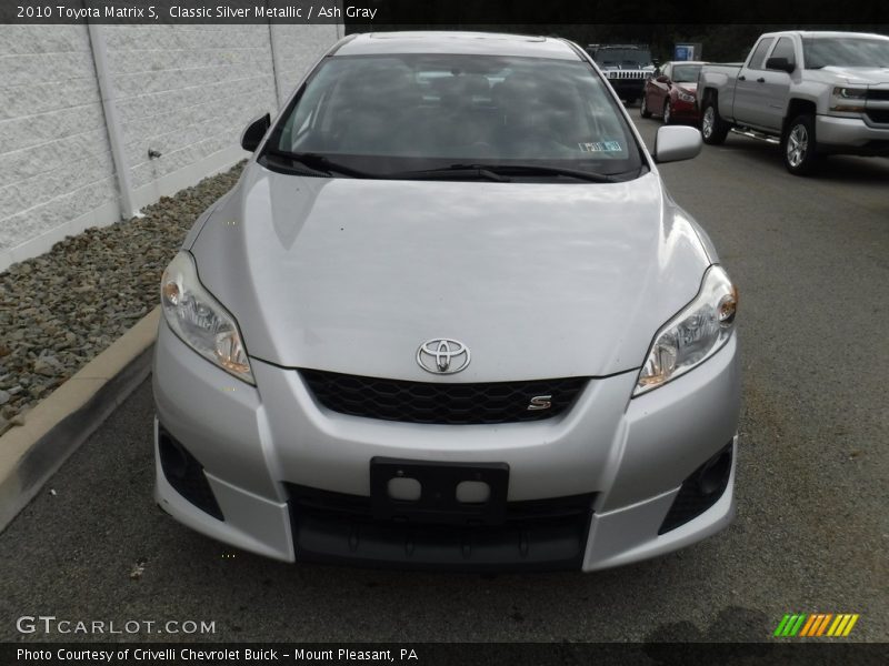 Classic Silver Metallic / Ash Gray 2010 Toyota Matrix S