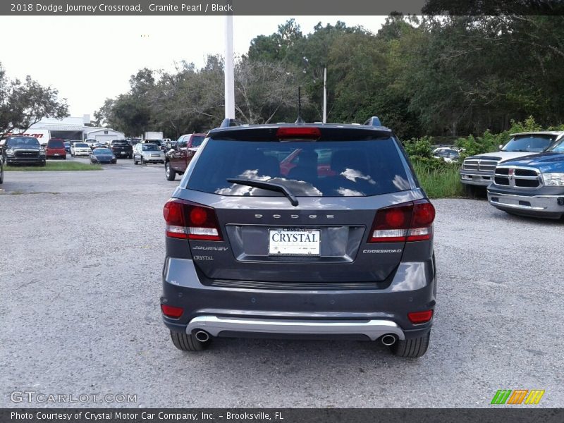 Granite Pearl / Black 2018 Dodge Journey Crossroad