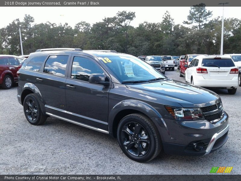 Granite Pearl / Black 2018 Dodge Journey Crossroad