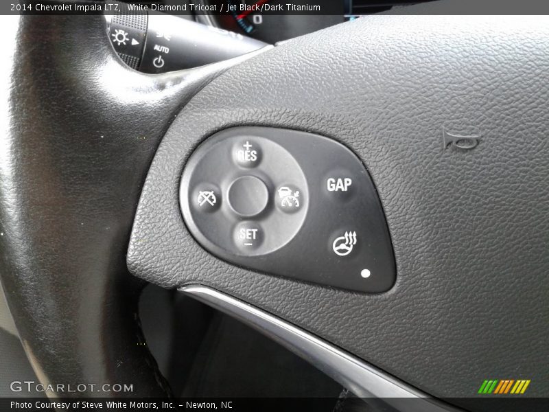 White Diamond Tricoat / Jet Black/Dark Titanium 2014 Chevrolet Impala LTZ