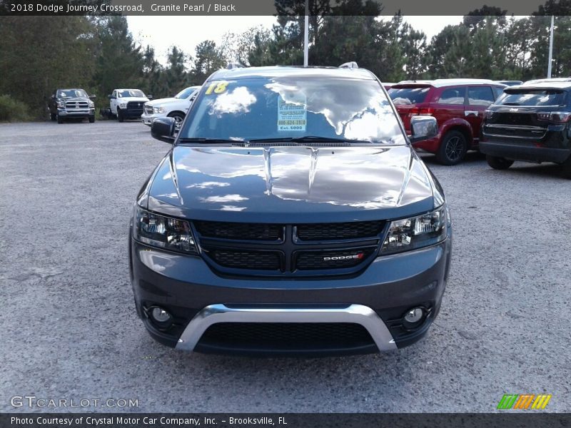 Granite Pearl / Black 2018 Dodge Journey Crossroad