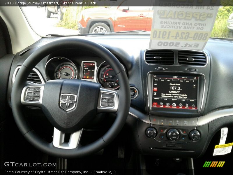 Granite Pearl / Black 2018 Dodge Journey Crossroad