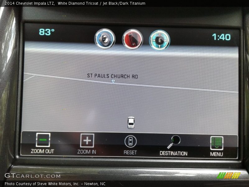 White Diamond Tricoat / Jet Black/Dark Titanium 2014 Chevrolet Impala LTZ