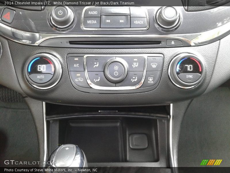 White Diamond Tricoat / Jet Black/Dark Titanium 2014 Chevrolet Impala LTZ