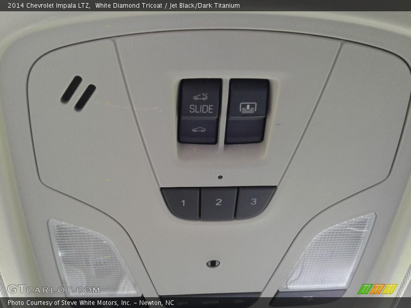 White Diamond Tricoat / Jet Black/Dark Titanium 2014 Chevrolet Impala LTZ