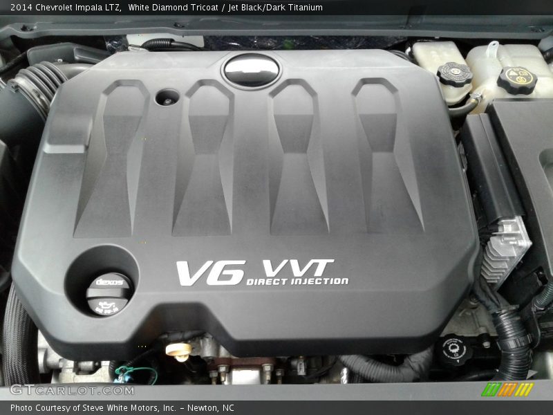 White Diamond Tricoat / Jet Black/Dark Titanium 2014 Chevrolet Impala LTZ