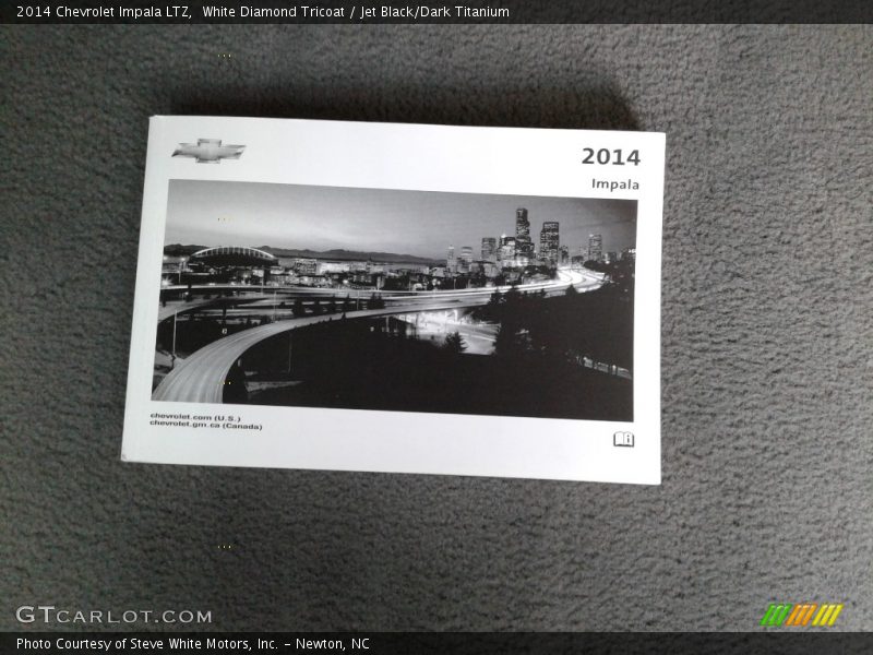 White Diamond Tricoat / Jet Black/Dark Titanium 2014 Chevrolet Impala LTZ