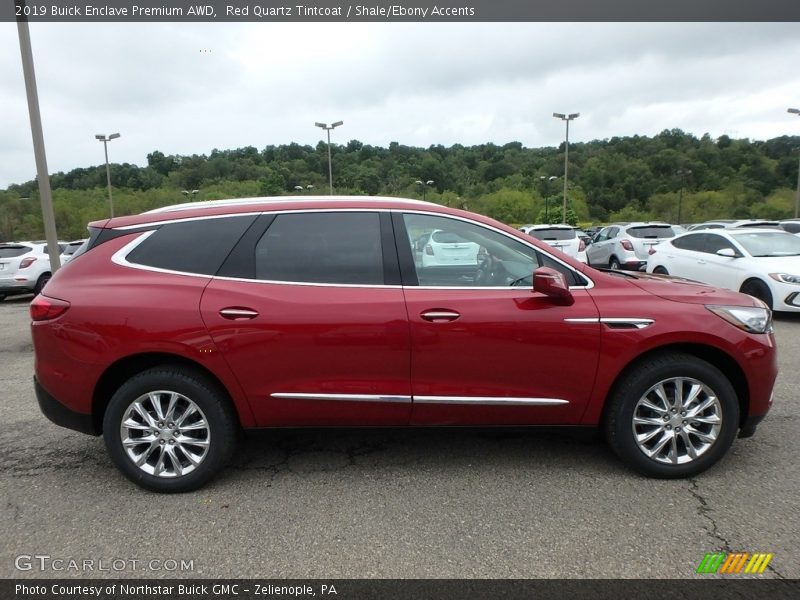 Red Quartz Tintcoat / Shale/Ebony Accents 2019 Buick Enclave Premium AWD
