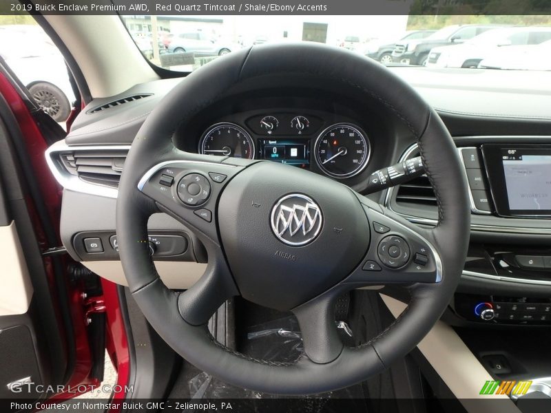 Red Quartz Tintcoat / Shale/Ebony Accents 2019 Buick Enclave Premium AWD