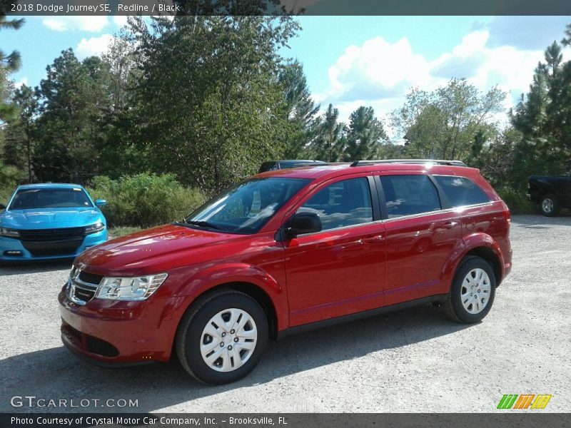 Redline / Black 2018 Dodge Journey SE