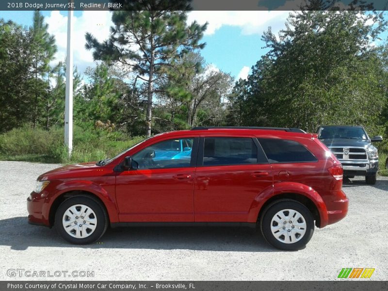 Redline / Black 2018 Dodge Journey SE