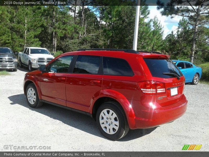 Redline / Black 2018 Dodge Journey SE