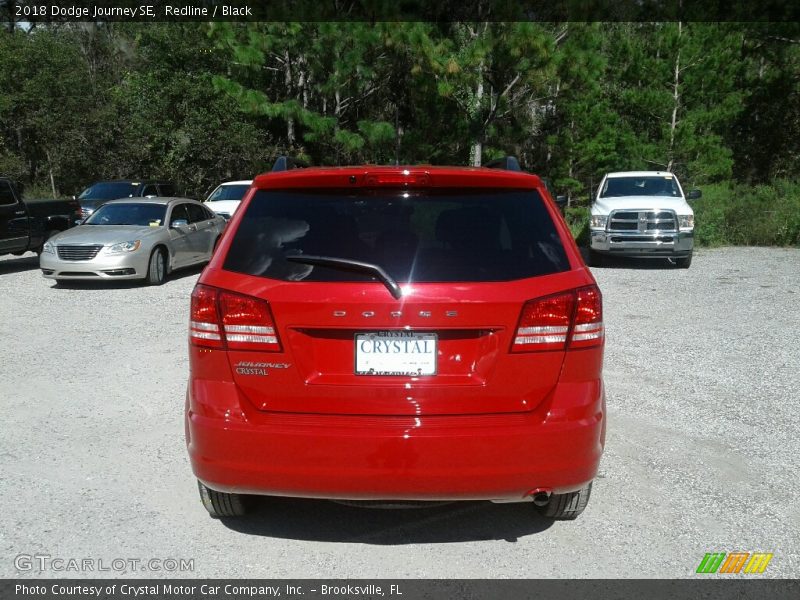 Redline / Black 2018 Dodge Journey SE