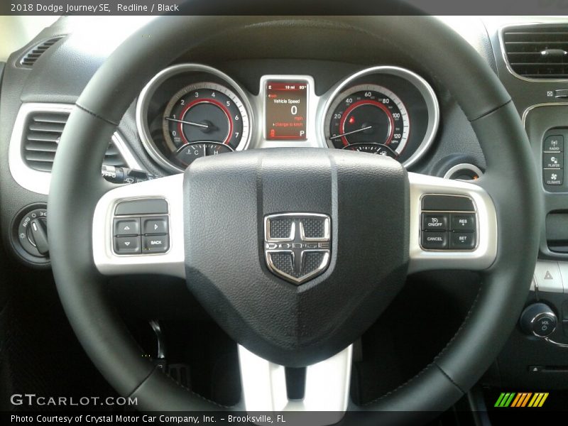 Redline / Black 2018 Dodge Journey SE