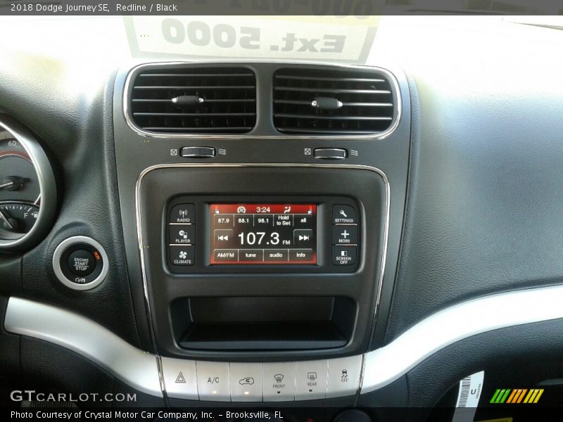 Redline / Black 2018 Dodge Journey SE