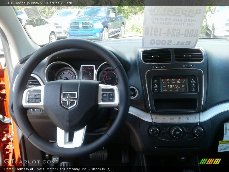 Redline / Black 2018 Dodge Journey SE