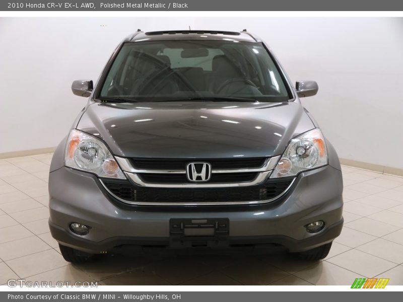 Polished Metal Metallic / Black 2010 Honda CR-V EX-L AWD