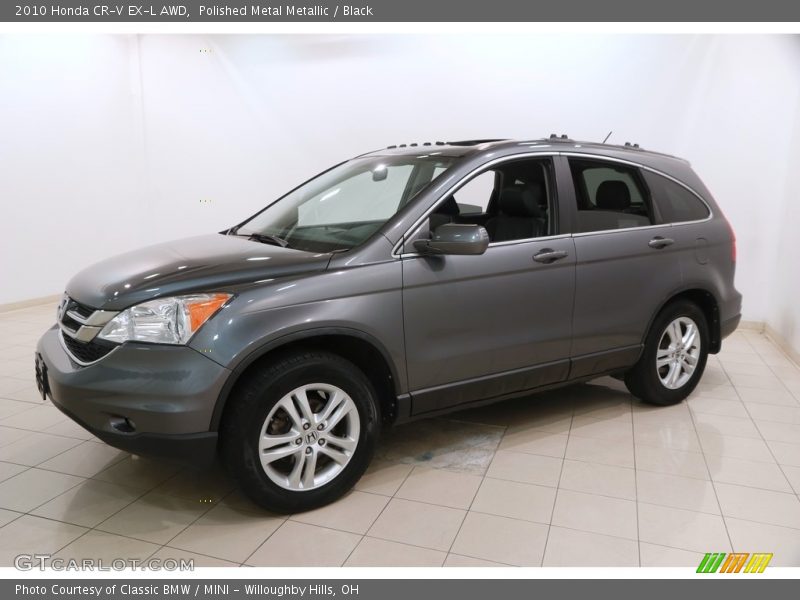 Polished Metal Metallic / Black 2010 Honda CR-V EX-L AWD