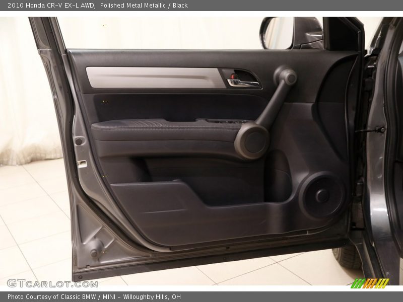 Polished Metal Metallic / Black 2010 Honda CR-V EX-L AWD