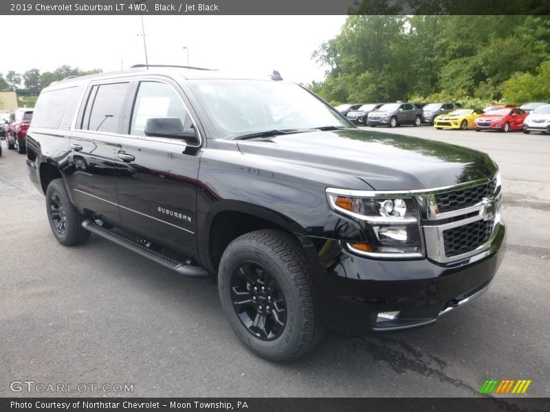 Black / Jet Black 2019 Chevrolet Suburban LT 4WD