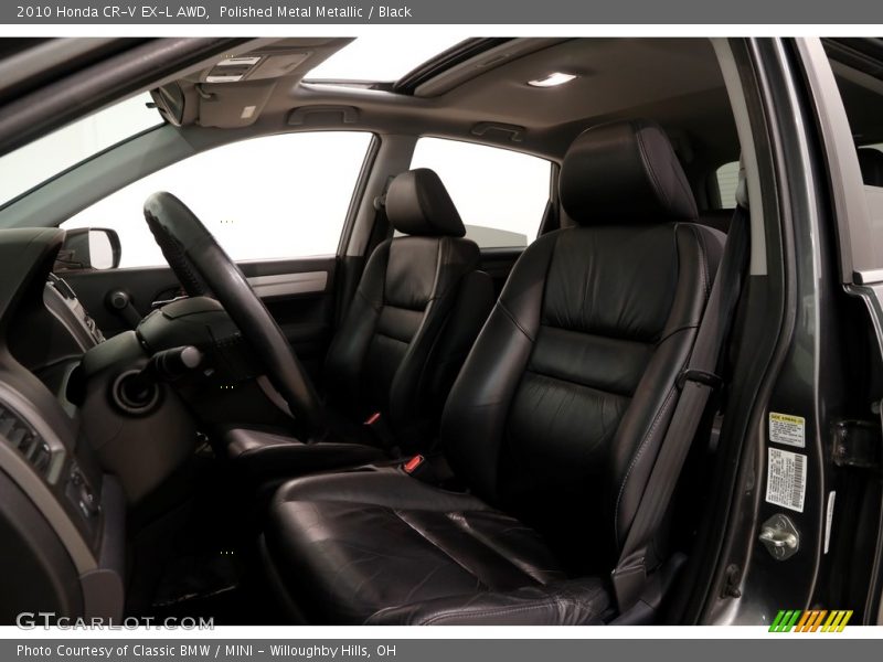 Polished Metal Metallic / Black 2010 Honda CR-V EX-L AWD