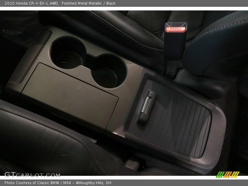 Polished Metal Metallic / Black 2010 Honda CR-V EX-L AWD