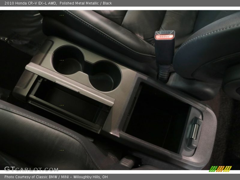 Polished Metal Metallic / Black 2010 Honda CR-V EX-L AWD