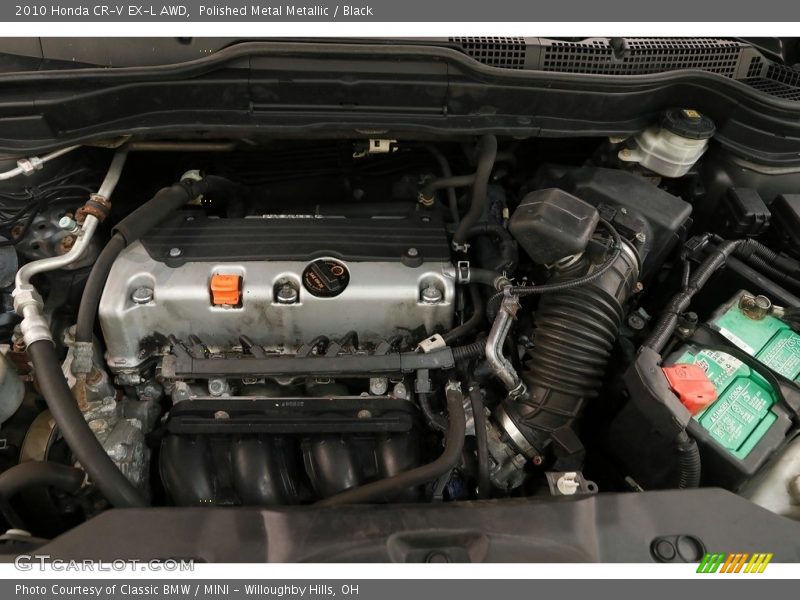 Polished Metal Metallic / Black 2010 Honda CR-V EX-L AWD