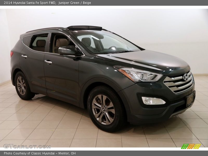 Juniper Green / Beige 2014 Hyundai Santa Fe Sport FWD