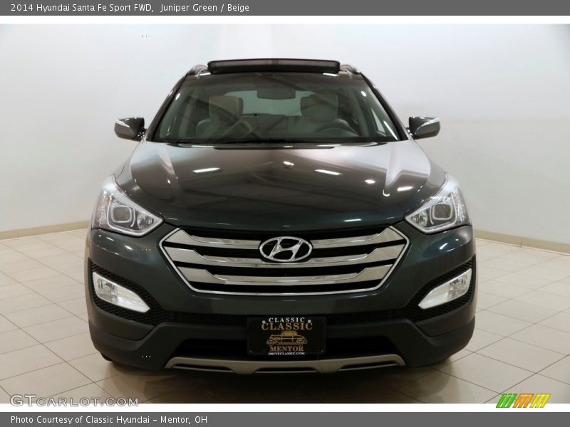 Juniper Green / Beige 2014 Hyundai Santa Fe Sport FWD