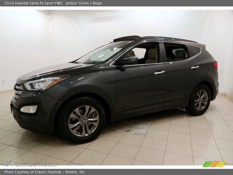 Juniper Green / Beige 2014 Hyundai Santa Fe Sport FWD