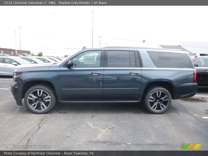 Shadow Gray Metallic / Jet Black 2019 Chevrolet Suburban LT 4WD