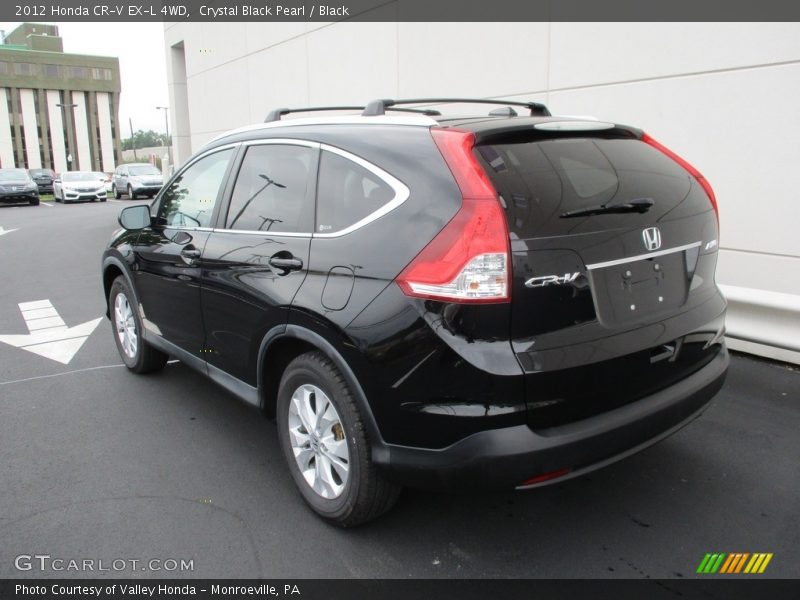 Crystal Black Pearl / Black 2012 Honda CR-V EX-L 4WD