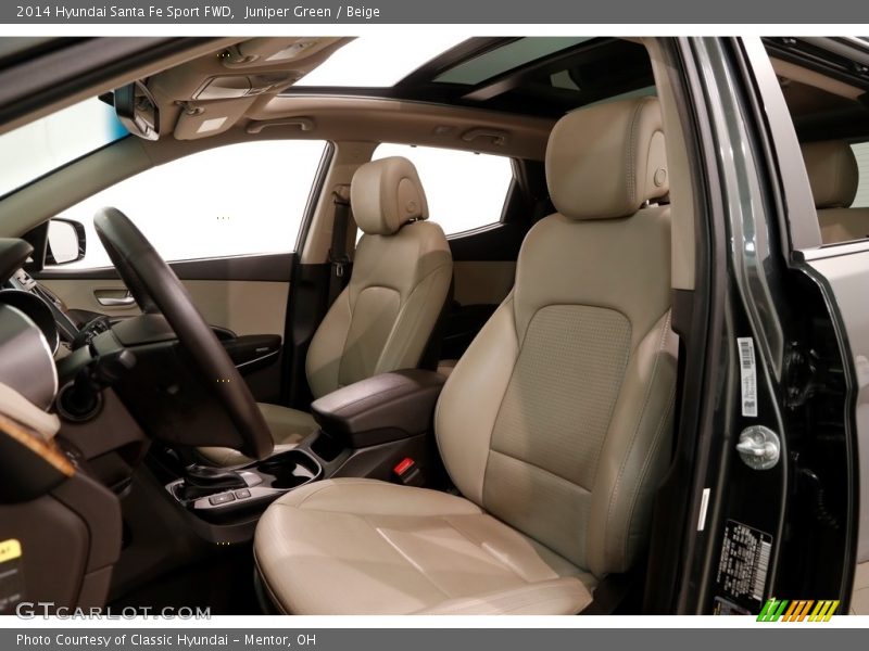 Juniper Green / Beige 2014 Hyundai Santa Fe Sport FWD