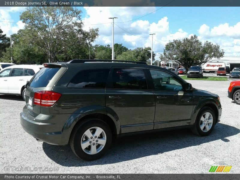 Olive Green / Black 2018 Dodge Journey SE