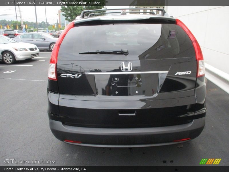 Crystal Black Pearl / Black 2012 Honda CR-V EX-L 4WD