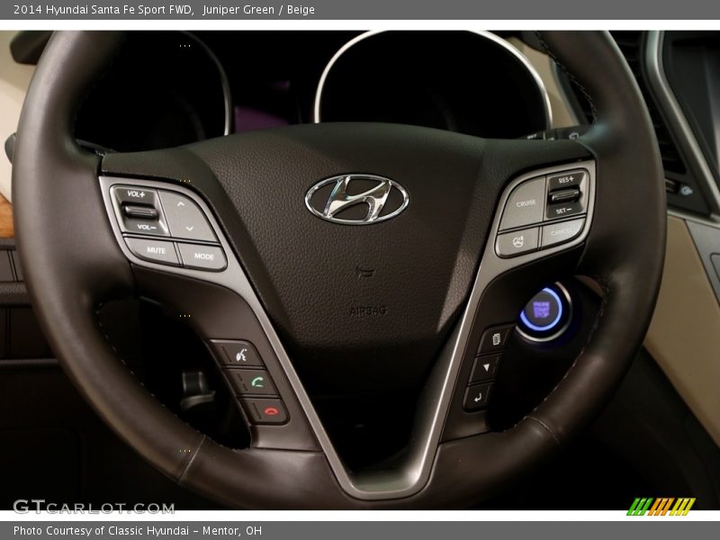 Juniper Green / Beige 2014 Hyundai Santa Fe Sport FWD