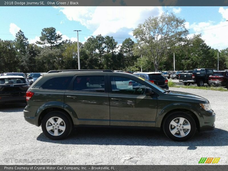 Olive Green / Black 2018 Dodge Journey SE