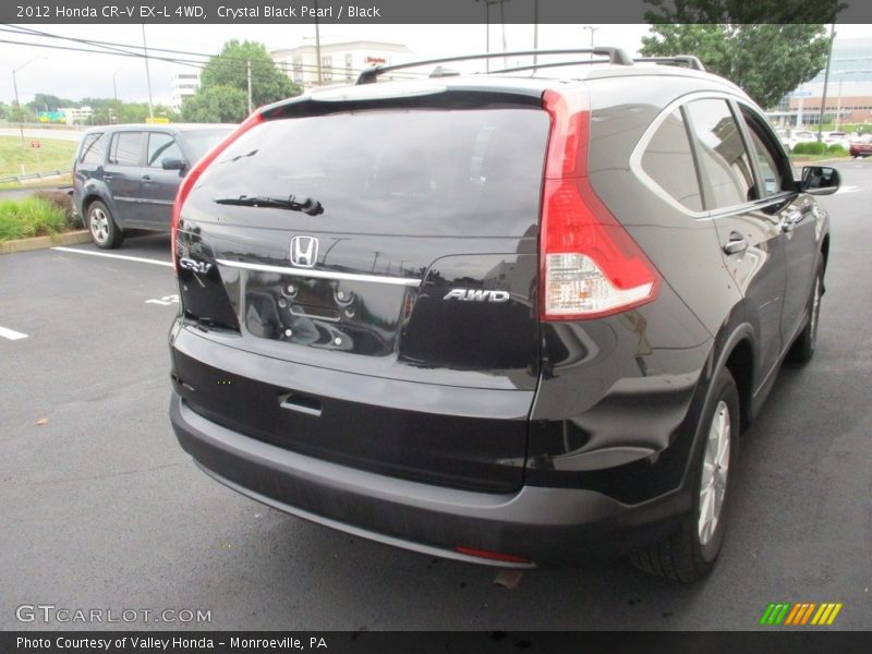 Crystal Black Pearl / Black 2012 Honda CR-V EX-L 4WD