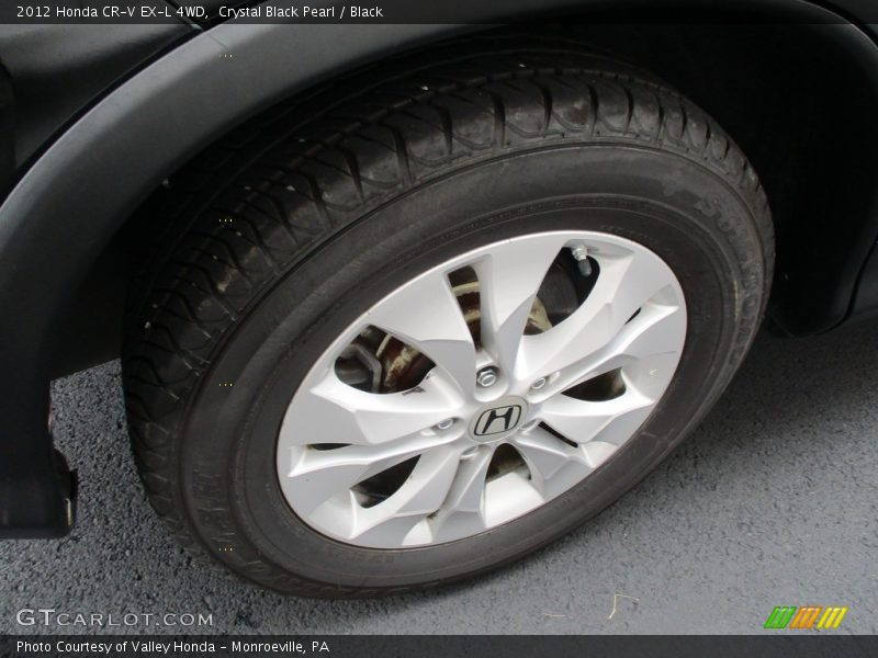 Crystal Black Pearl / Black 2012 Honda CR-V EX-L 4WD